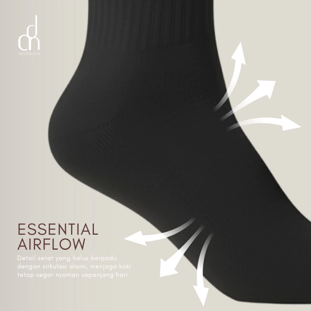 Unisex Crew Socks with Word DWYW Series Motif - Ảnh 2