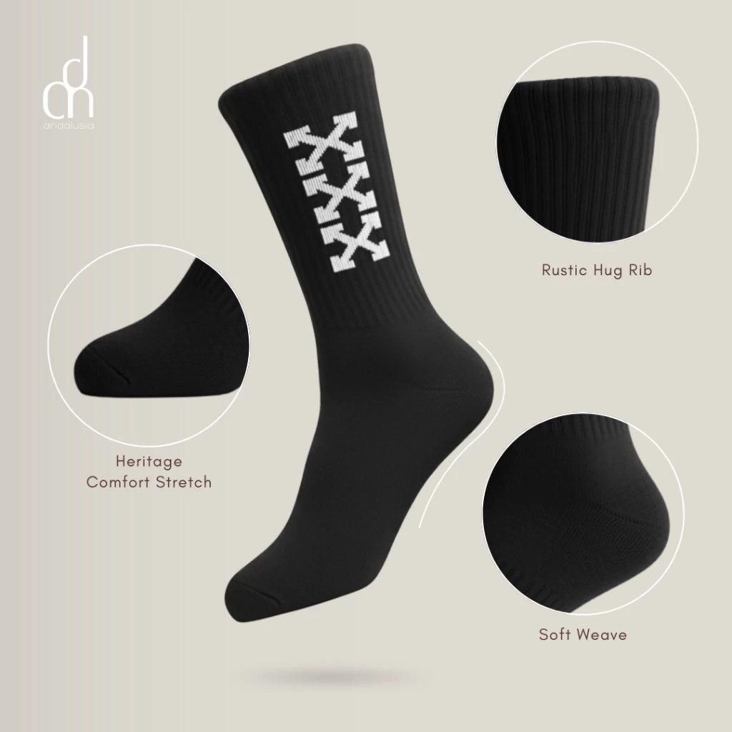 Unisex Crew Stacked X Series - Ảnh 4